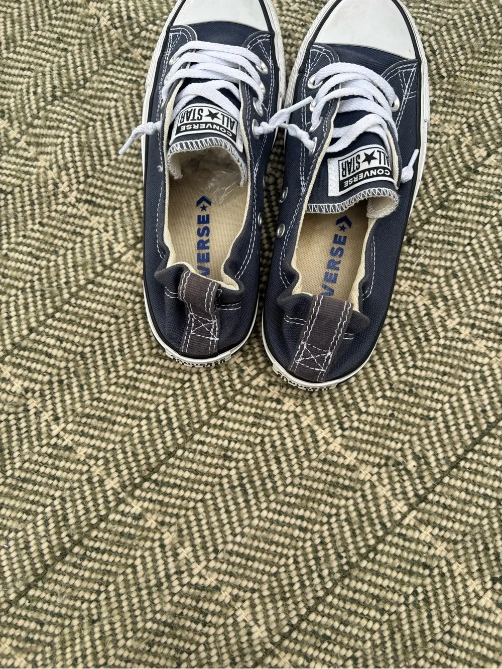 Converse  Sneakers in Navy with White Accents